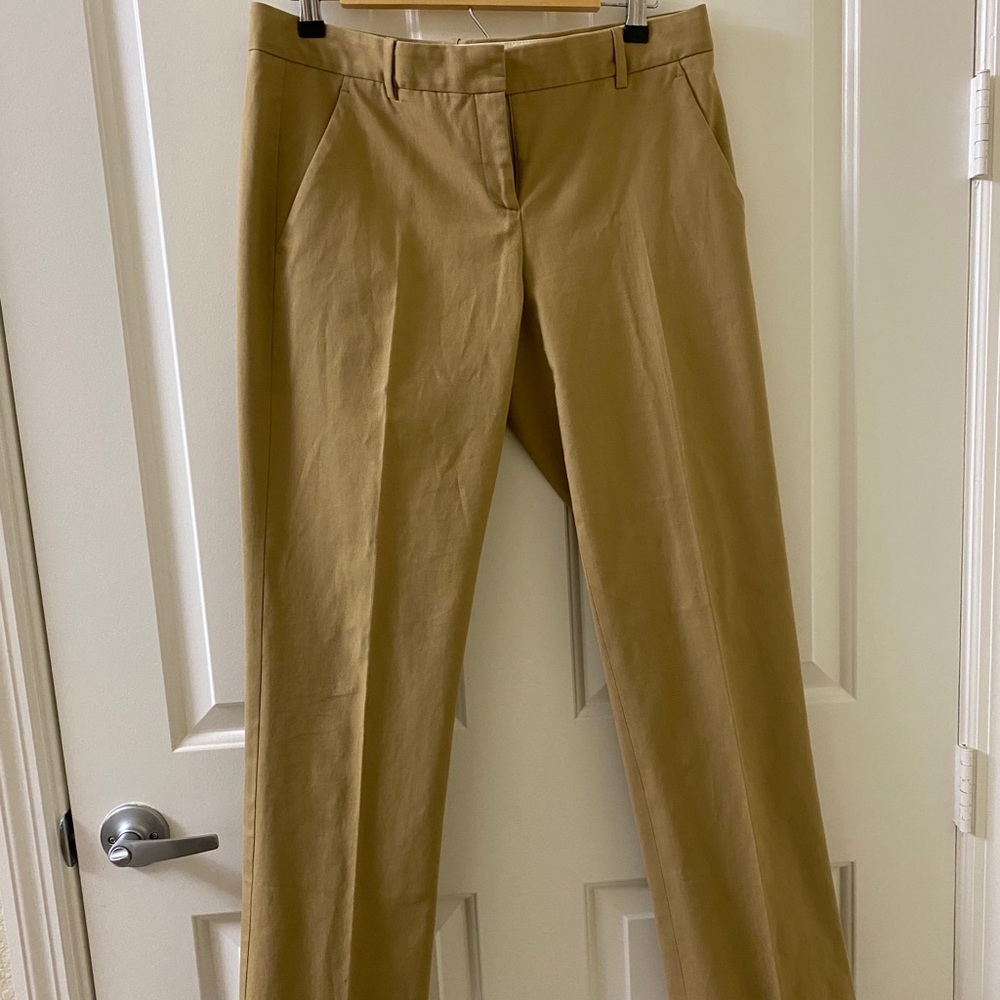 Theory tan khaki work pants